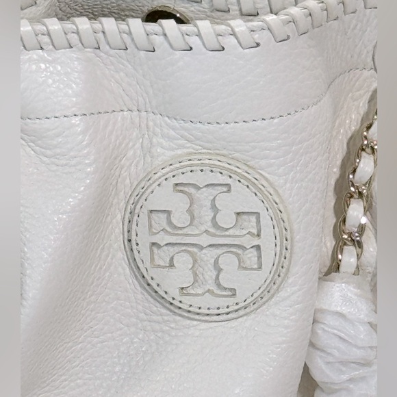 NWT - TORY BURCH "MARION" SHOULDER HANDBAG (WHITE) - Picture 13 of 15